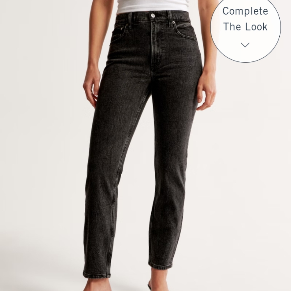 Abercrombie & Fitch High Rise Mom Jean